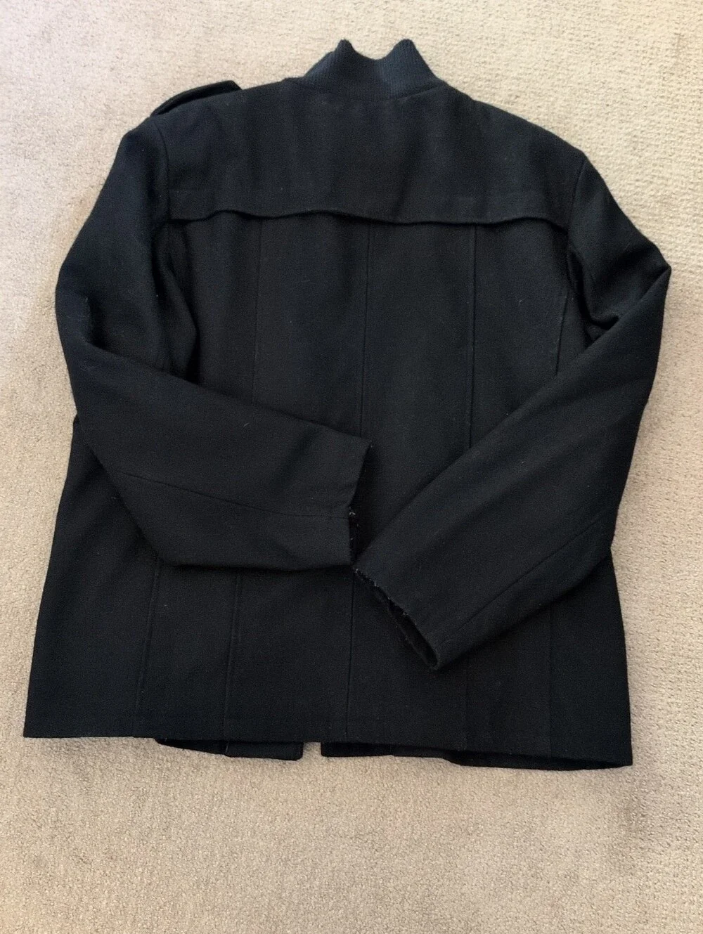 Guess Men's Wool Blend Military Style Coat/ Jacket